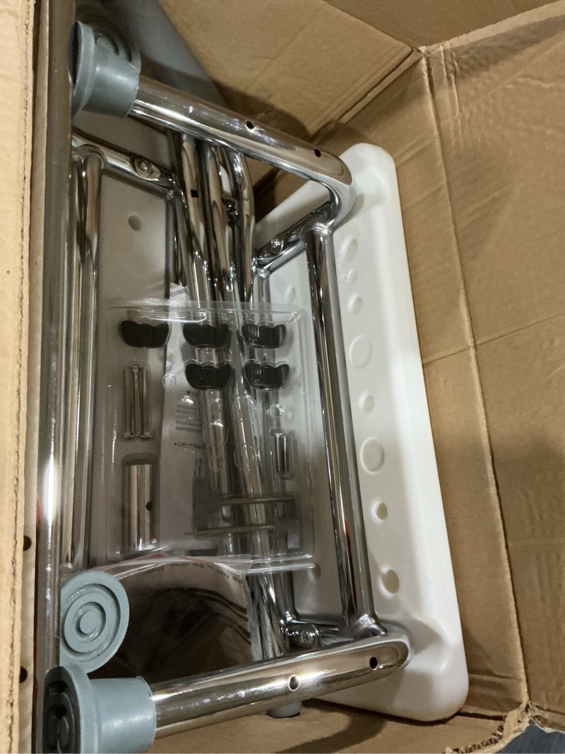 Condition photo showing As Is for Aliseniors Step Stool with Handle and Non-Skid Platform, Heavy Duty 2 Steps Medical Foot Stool for Adult, Seniors, Handicap Holds up to 350 lbs