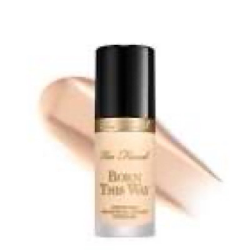 too faced born this way natural finish longwear liquid foundation | medium-to-full coverage | hydrat