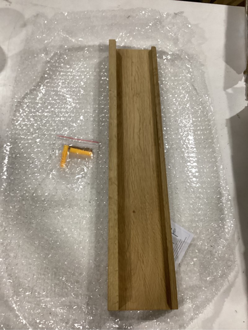 Condition photo showing New/Like New for solid oak picture frame rail