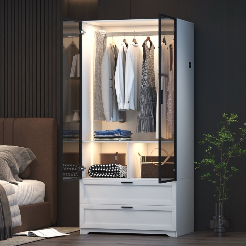 Bubalo Manufactured Wood Armoire