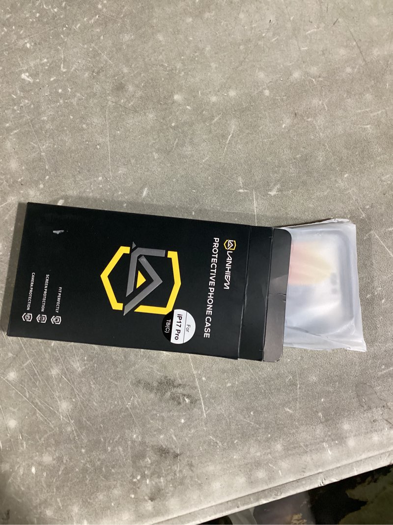 Condition photo showing New/Like New for Lanhiem Magnetic for iPhone 17 Pro Waterproof Case, Dustproof Case Built-in Screen Protector, [Fit for MagSafe] [Invisible Stand] Shockproof Heavy Duty Underwater Case for iPhone 17 Pro (Black) Black for iPhone 17 Pro