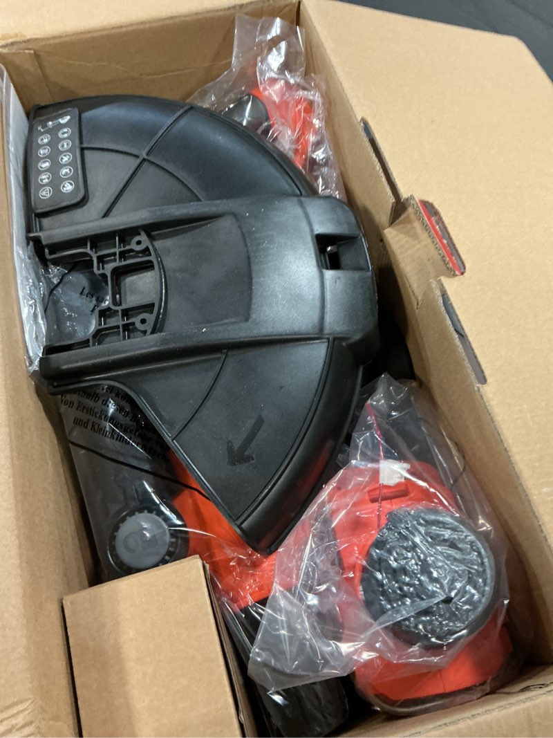 Condition photo showing New/Like New for varsk 12 inch 20v cordless weed wacker with automatic line feed, 2 in 1 string trimmer and edger, includes 2 x 2.0ah batteries/1 x charger/6 x replacement spools, weed eater for lawn, garden, etc