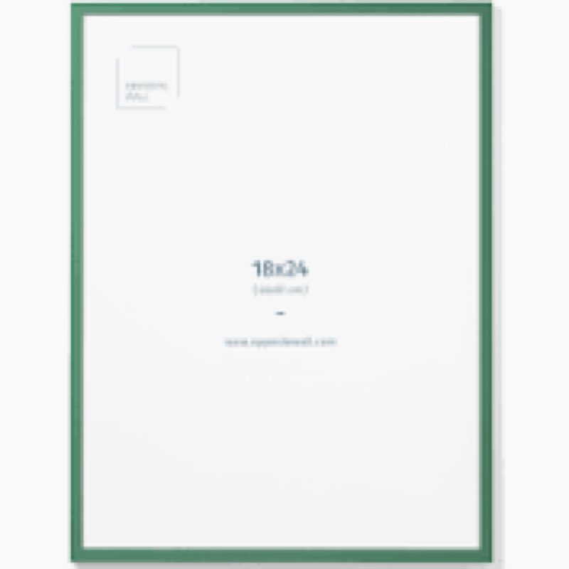 wyooxoo 18x24 Poster Frame Made Of Solid Wood Green Picture Frames Display Pictures 16x20 with Mat o