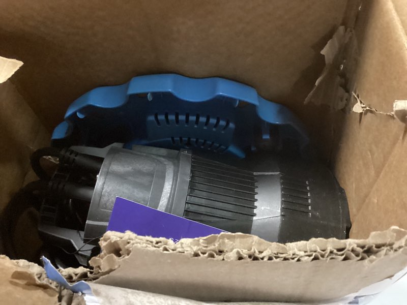 Condition photo showing Good Condition for acquaer 1/4 hp automatic swimming pool cover pump, 2250 gph submersible sump pump with 3/4” check valve adapter & 25ft power cord, water removal for pool, hot tubs, rooftops, water beds and more 1/4 hp 2250gph