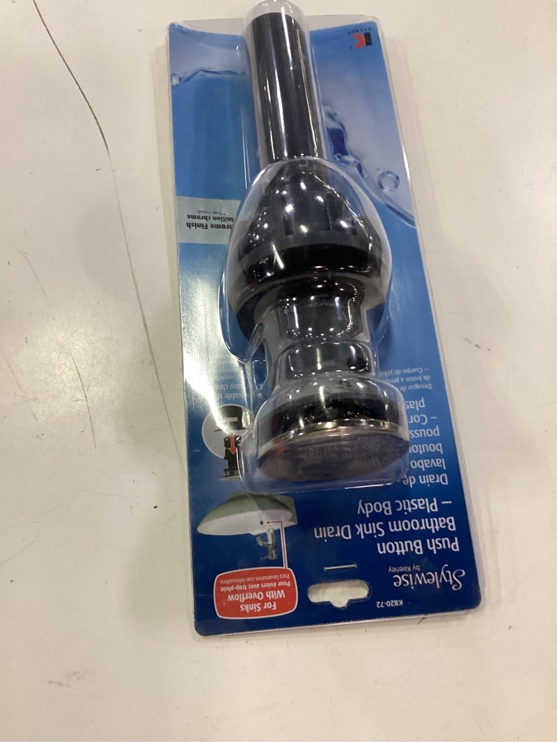 Condition photo showing Good Condition for keeney chrome bathroom decorative sink drain
