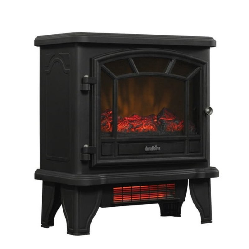 Duraflame infarared quartz electeic stove heater black  