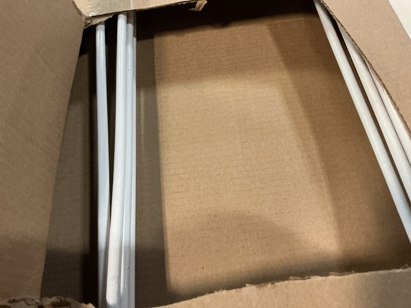 Condition photo showing As Is for Household Essentials 5001 Collapsible Folding Wooden Clothes Drying Rack For Laundry | Pre Assembled Natural/White Birch