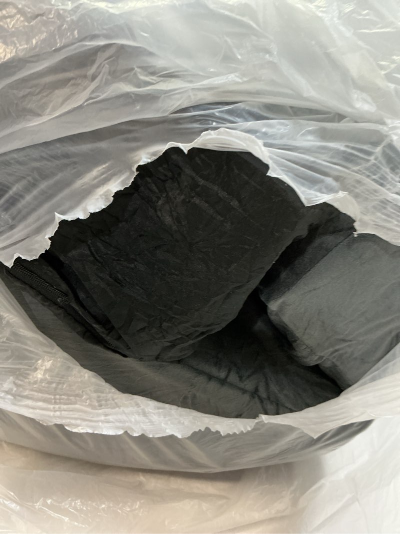 Condition photo showing As Is for Reading Pillow for Sitting in Bed Adult, Back Pillow for Bed Sitting up, Backrest Pillow with Arms, Back Support Pillows for Gaming Lounging Watching TV, Medium 19" Grey Medium (5'3"-5'10") Grey