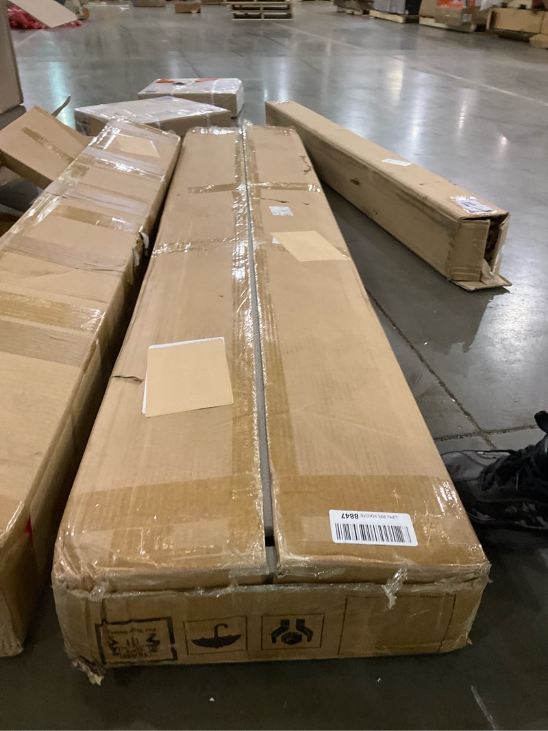 Condition photo showing As Is for Tribesigns Console Sofa Table, 70.9 inch Extra Long Table Behind Couch with Storage Shelves, 3-Tier Industrial Narrow Entryway Hallway Accent Table for Living Room, Rustic Brown