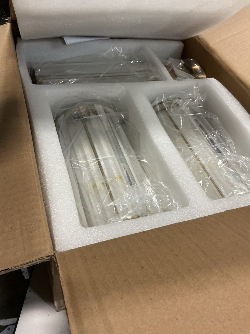 Condition photo showing Good Condition for 3 Pack Gold Modern Crystal Pendant Lights Hanging Light Fixtures, Gold Kitchen Island Pendant Lighting Fixtures Adjustable Modern Crystal Pendant Lights for Island Dining Room Hallway Bedroom ?Gold-3 Pack