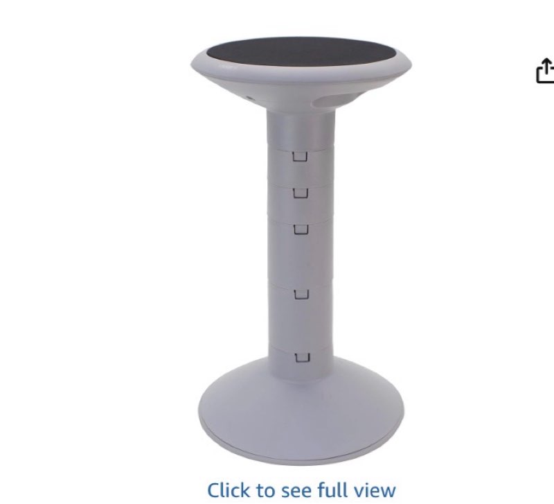 storex active tilt stool – ergonomic seating for flexible office space and standing desks, adjustabl