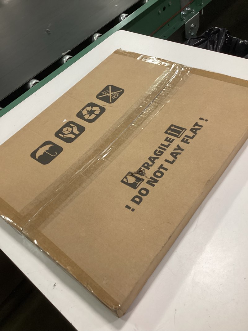 Condition photo showing New/Like New for 16x20 Frames Set of 2, Rustic Brown Wood Style - Display 16 x 20 Picture without Mat or 11x14 Picture with Mat, Wall Mounting Horizontal and Vertical Rustic Brown 16x20 in