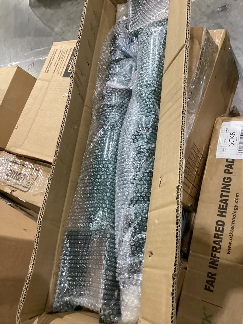 no dig ground screw anchor spike – 27 inch u shaped post stake for mailbox and fence, includes lag b