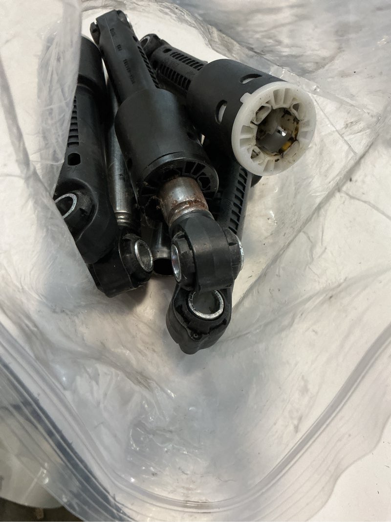 Condition photo showing As Is for washer shock absorber compatible with sam-sung wf42h5000aw/a2 wf42h5200afa2 wf42h5200apa2 wf42h5200awa2 wf42h5600awa2 wf45k6500ava2 wf45k6500awa2 wf45m5500awa5 wf50k7500ava2 wf50k7500awa2