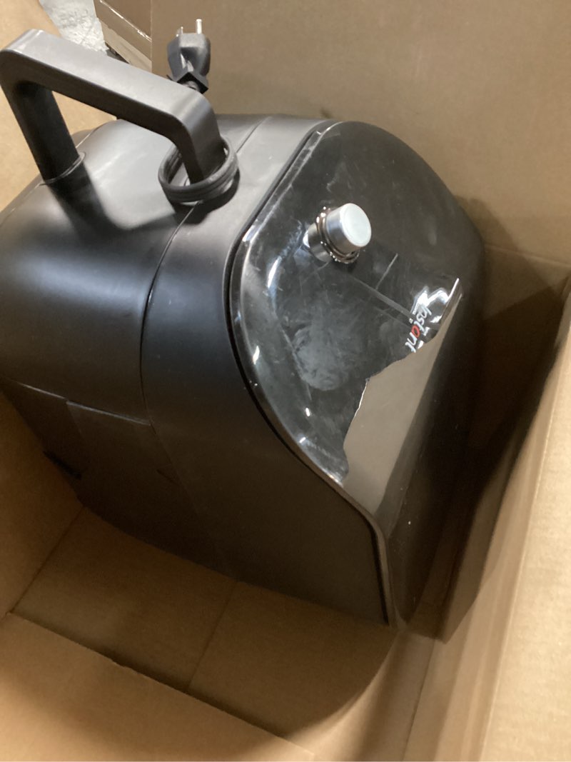 Condition photo showing As Is for Instant Pot Vortex Slim XL 6QT Air Fryer that Crisps, Roasts, Reheats, Bakes, Broils & is Quiet, Space Saving, Nonstick, Dishwasher-Safe, 100+ In-App Recipes, from the Makers of Instant Pot, Black Slim 6 quarts