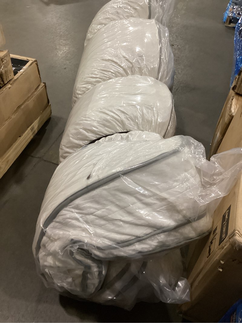 Condition photo showing As Is for Avenco Queen Mattress 12 Inch in a Box, Queen Size Medium Plush Mattresses with Pocket Spring Smarts Coil Hybrid Colchones for Pressure Relief, CertiPUR-US Certified Queen (U.S. Standard) 12 Inch