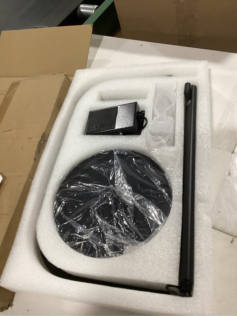 Condition photo showing New/Like New for mysweety uv lash light for light curing uv eyelash glue, 5w led eyelash extensions nail tech glue lamp with foot pedal control, glue cured in 2-3 seconds, 10 eye patch+goggles, adjustable spot size