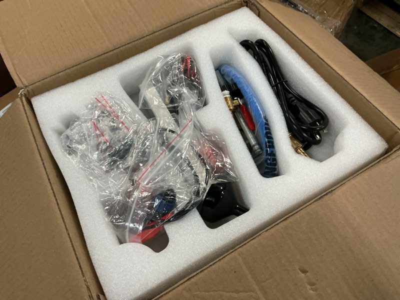 Condition photo showing As Is for mr cartool v308 injector cleaner machine 4-cylinder, 110v injector cleaner tester machine heated ultrasonic fuel system injection cleaning kit for gasoline car motorcycle