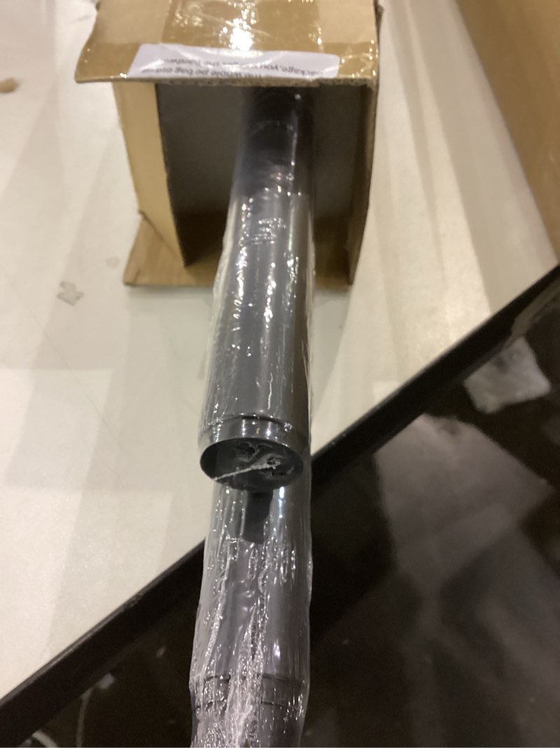 Condition photo showing New/Like New for Telescoping Curtain Rods for Windows 51 to 144 Inch Adjustable, 1 Inch Diameter Heavy Duty Black Drapery Rod Set with Classical Finials 51’‘-144’‘