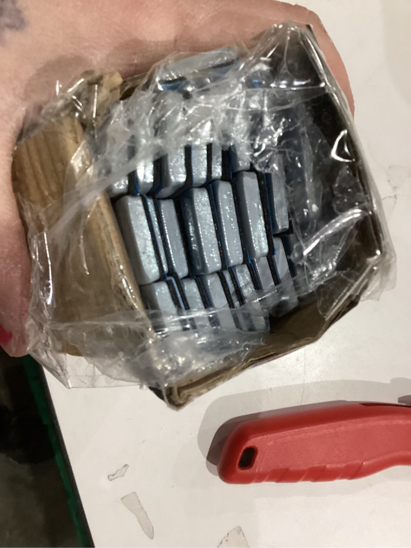 Condition photo showing As Is for C-HORSE 180 Pcs, 0.50 oz 1/2 oz, Grey Adhesive Stick On Wheel Weights, Blue Adhesive Easy Peel Tape (0.50 Oz, Grey, 1 Box, 180 Pcs) Wheel Weights Stick On Wheels 1 Box Grey