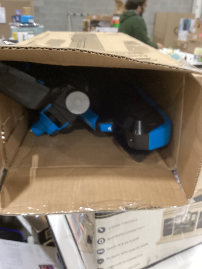 Condition photo showing As Is for Bissell, 3061 Featherweight Cordless Stick Vacuum, Self-Standing, Electric Blue, Black