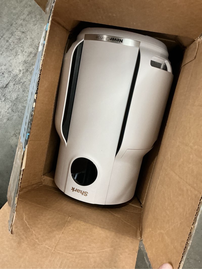 Condition photo showing As Is for Shark Air Purifier for Home, NeverChange, for Large Room, Bedroom, Home Office, HEPA-Exceeding Filter, Captures Pollutants, Pet Dander, Dust, Odor, Smoke, and More, HP153, White White (650 sq. ft)