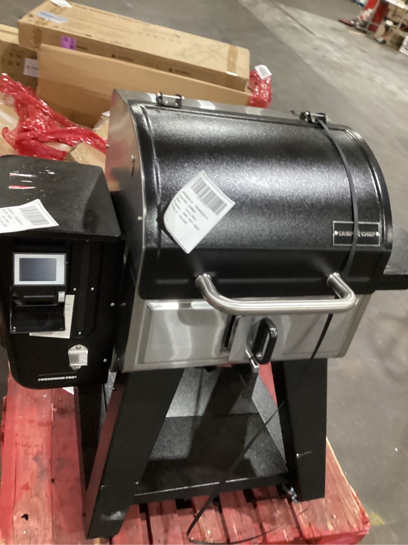 Condition photo showing As Is for incomplete *woodwind pro wifi 24 pellet grill
