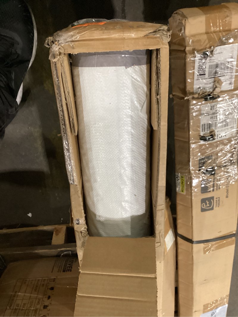 Condition photo showing New/Like New for 8x20 FT Garage Floor Mat, 2.8mm Thickened Flooring Roll for Under Car Diamond Plate PVC Rubber Mat with 20 Pcs Tapes, Non-Slip Floor Mat for Garage, Warehouse, Gyms, Trailer, Gray Grey 8×20FT