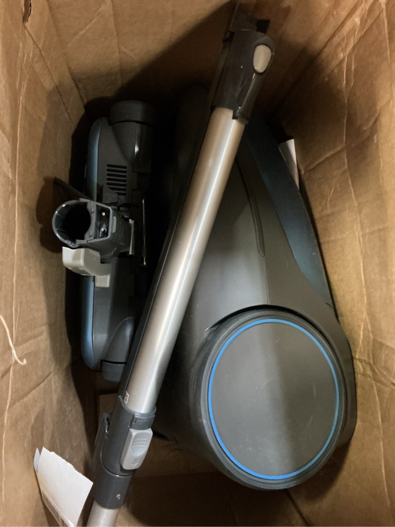Condition photo showing As Is for Kenmore BC3005 Pet Friendly Lightweight Bagged Canister Vacuum Cleaner with Extended Telescoping Wand, HEPA, 2 Motors, Retractable Cord, and 4 Cleaning Tools, Blue
