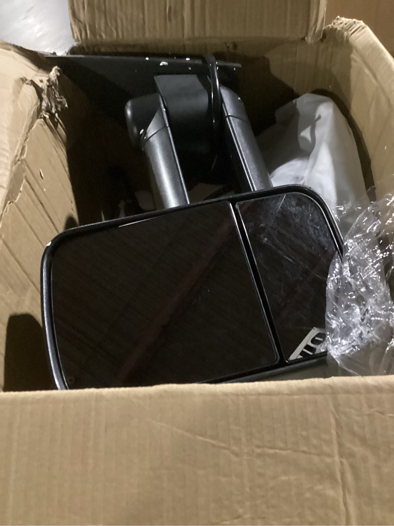 Condition photo showing Good Condition for AERDM Towing Mirrors Replacement fit for 2014-2018 Chevy GMC Silverado Sierra 1500 2015-16 2500 HD 3500 HD Power Heated Mirrors