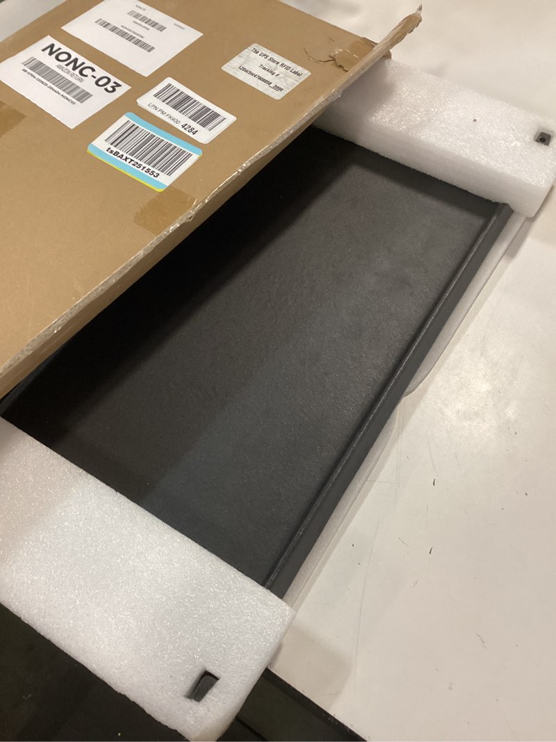 Condition photo showing As Is for Upgraded WB31X24738 Non-stick Griddle Replacement for GE Appliance Stove Cooktop, Nitriding Process, 19.5"×9" Extra-Large Integrated Aluminum Griddle Plate for GE Gas Stove Top Center