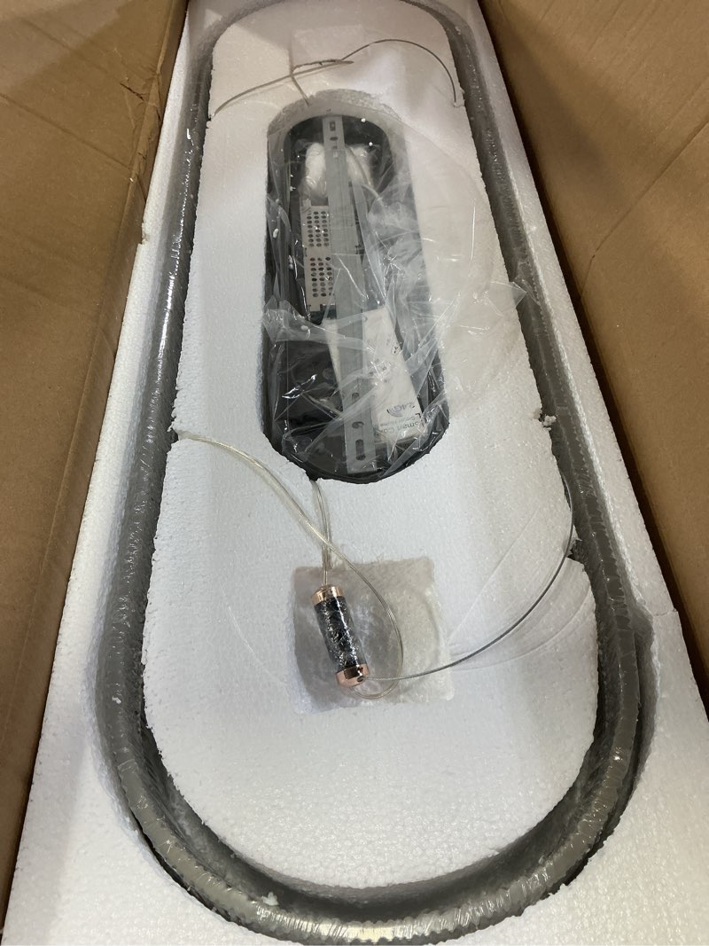 Condition photo showing Good Condition for modern crystal chandelier, silver dimmable pendant light fixture with remote controller, for dining room kitchen island l39.37in