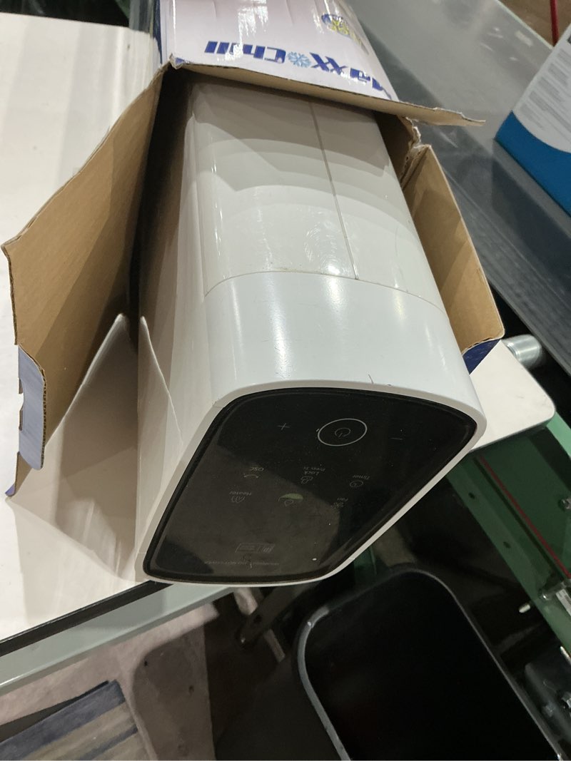 Condition photo showing As Is for maxx chill (120-volt) white ventless portable air conditioner cools 100-sq ft