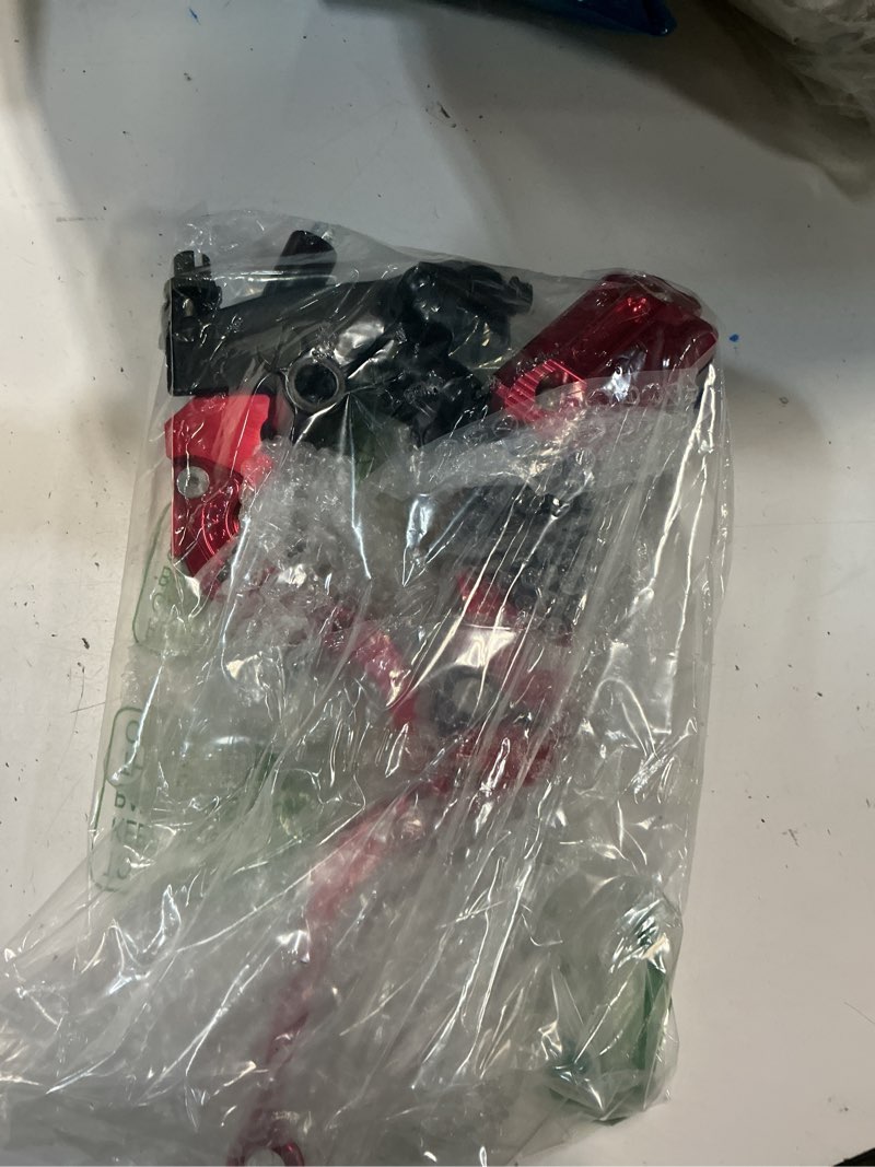 Condition photo showing As Is for pacewalker universal motorcycle 7/8" 22mm handlebar brake master cylinder clutch lever cnc left & right set for honda kawasaki suzuki yamaha red