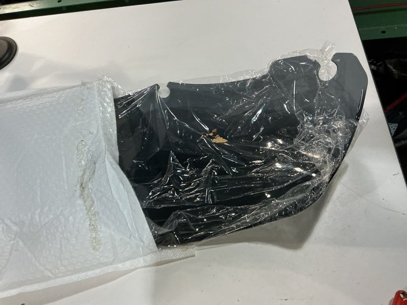 Condition photo showing As Is for smoke 9" motorcycle wave windshield windscreen compatible for 2014-2023 harley davidson touring street glide electra glide tri glide flhx flhxu flhtc fltr fltr flhtk flhxse smoked 9''