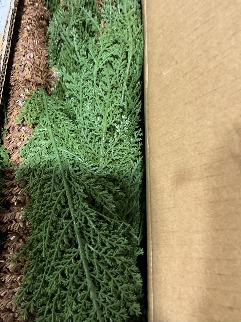 Condition photo showing Good Condition for 4FT Pre-Lit Artificial Norfolk Pine Christmas Tree – Realistic Potted Tree with 100 LED Lights & 8-Function Battery Box, Pre-Assembled Faux Holiday Décor for Indoor Use (2)