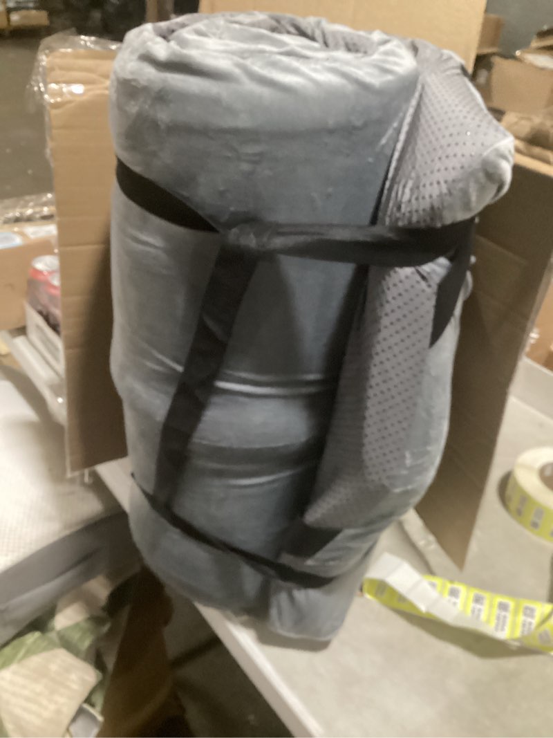 Condition photo showing Good Condition for similar to cymula memory foam camping mattress pad, certipur-us sleeping mat, portable roll up mattress for adults, camping bed pads for sleepover, car bed with travel bag grey small single/cot-72x24x3 in