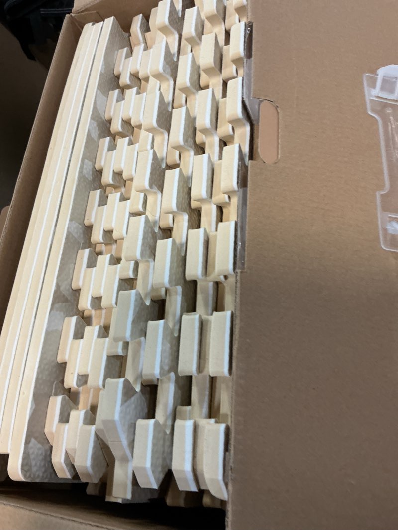 Condition photo showing Good Condition for Premium Soft Foam Baby Play Mat 5.5 x 3.9 ft, Easy to Clean, 0.5” Thick – Modern Terrazzo Design for Playrooms and Home Décor Camouflaged Terrazzo