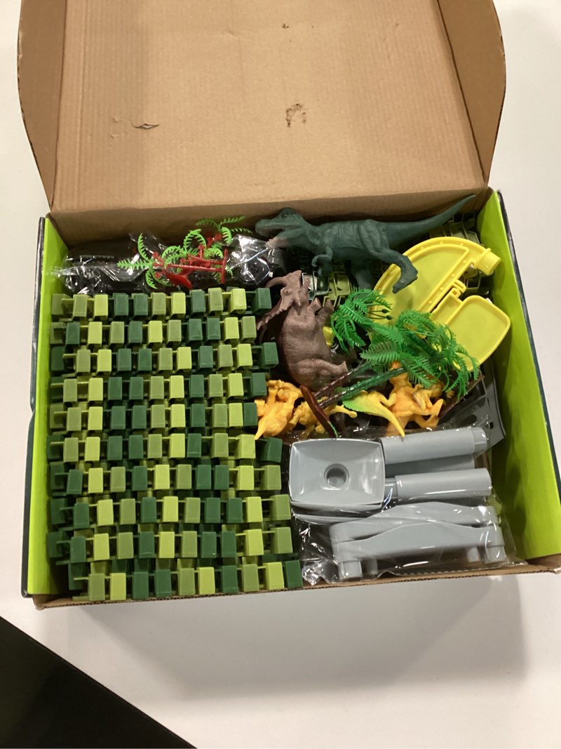 Condition photo showing New/Like New for MagicKidz Dinosaur Race Track Toys for Kids - Best Birthday Gift for Boys 3 4 5 6 7 Years Old, 255+ PCS Flexible Racing Set with Wide Track, Create A Dinosaur World Road Race