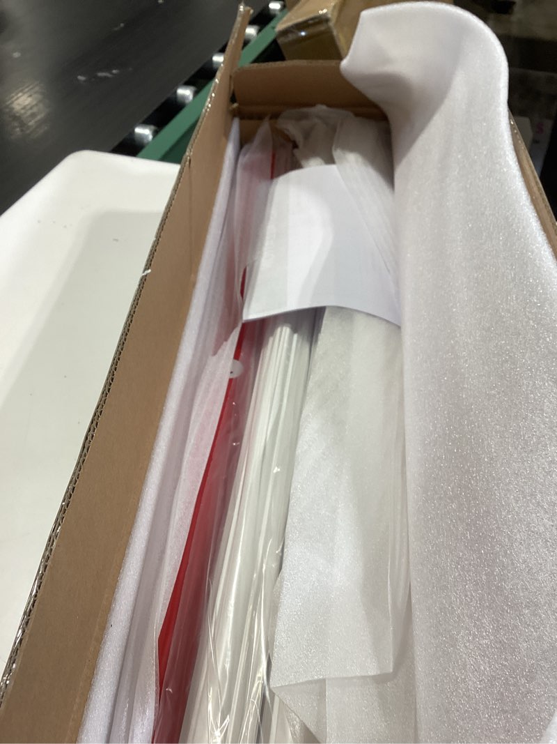 Condition photo showing Good Condition for pre-cut peel and stick wall molding kit wainscoting trim- self adhesive premade accent panel chair rail for interior moulding home decor accent wall set of 6 pcs - 3 top 3 bottom, ready to assemble white (54×24+24×24),set of 3