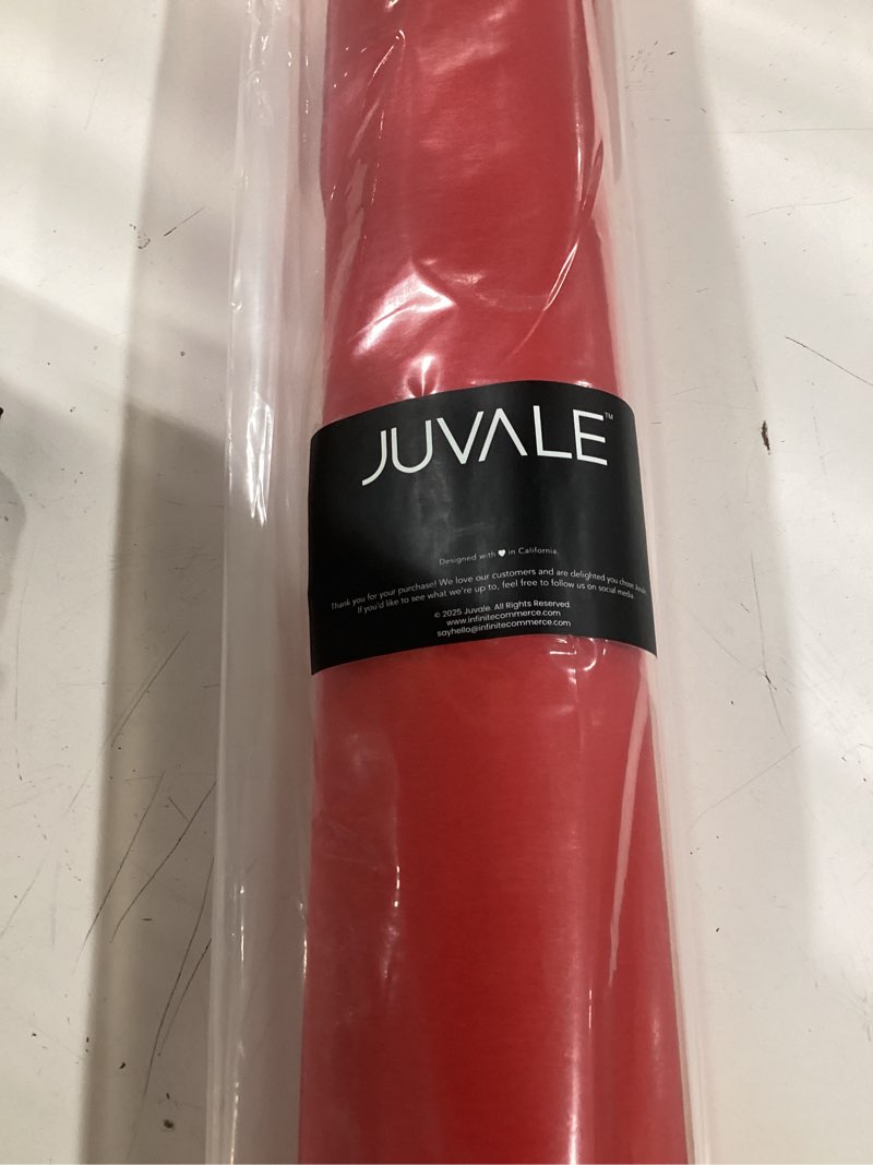Condition photo showing New/Like New for juvale 3 ft x 100 ft red carpet runner for party decorations, wedding aisle, special events (40gsm thickness)