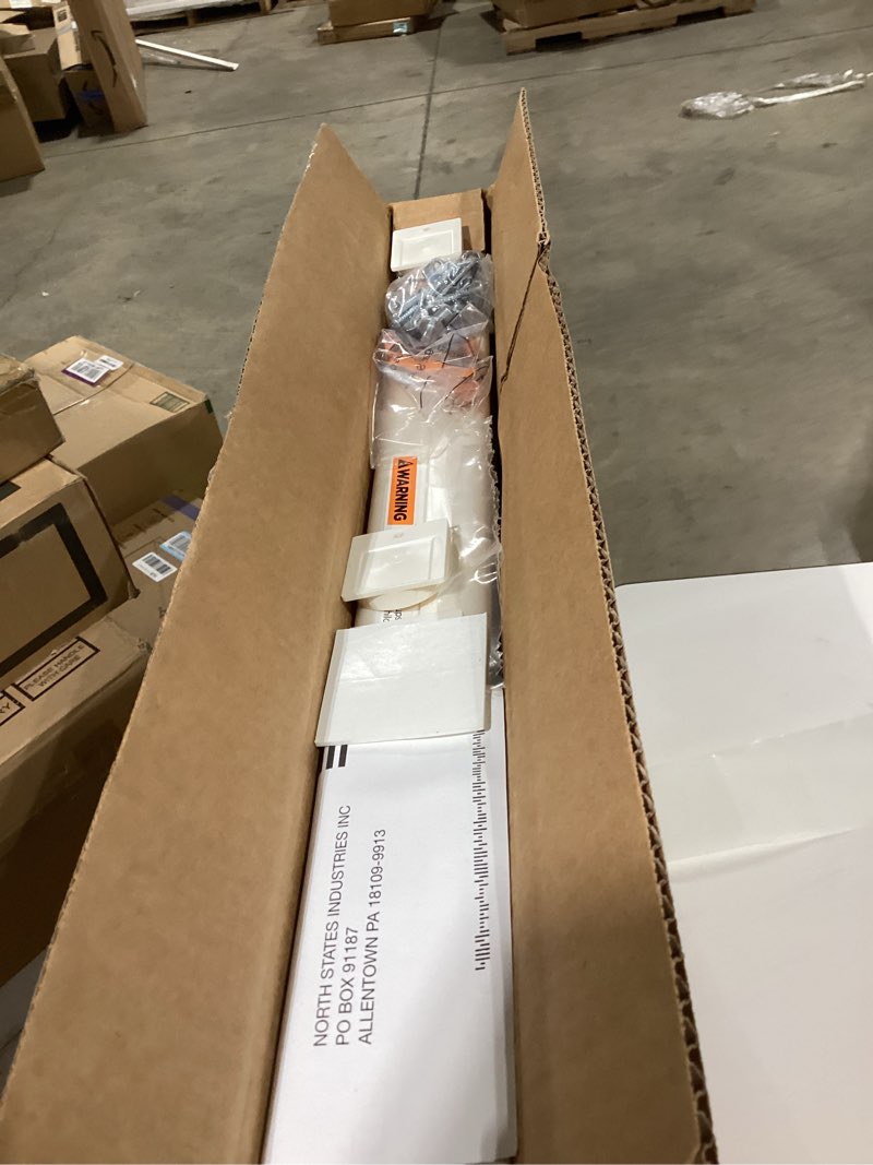 Condition photo showing New/Like New for toddleroo by north states - supergate ergo baby gate: plastic baby gate for stairs & doorways - adjustable indoor safety gate - made in usa - 26 to 42 inches wide - 26 inches tall - ivory