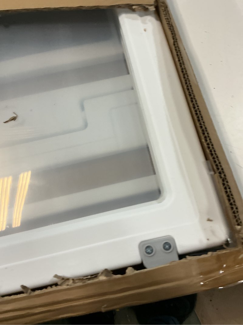 Condition photo showing Good Condition for clear acrylic dog playpen with door, transparent puppy playpen for small and medium puppies, easy assemble pet fence indoor with safety lock (white, 35 x 35 x 22.4 inch) 35"lx35"wx22.4"h