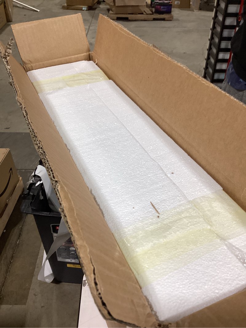 Condition photo showing New/Like New for clear acrylic side table on lockable wheels, c shaped end table for sofa, small coffee tables for small spaces (clear)