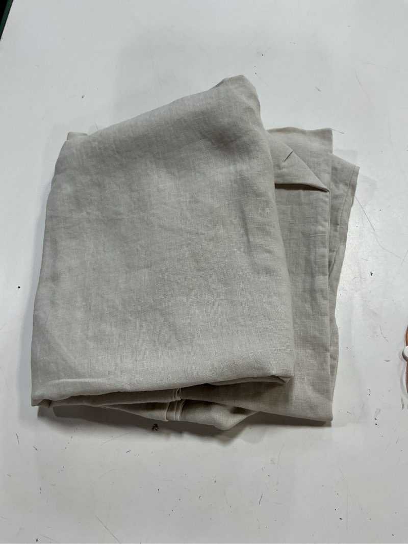 Condition photo showing Good Condition for quince european linen sham set king sand