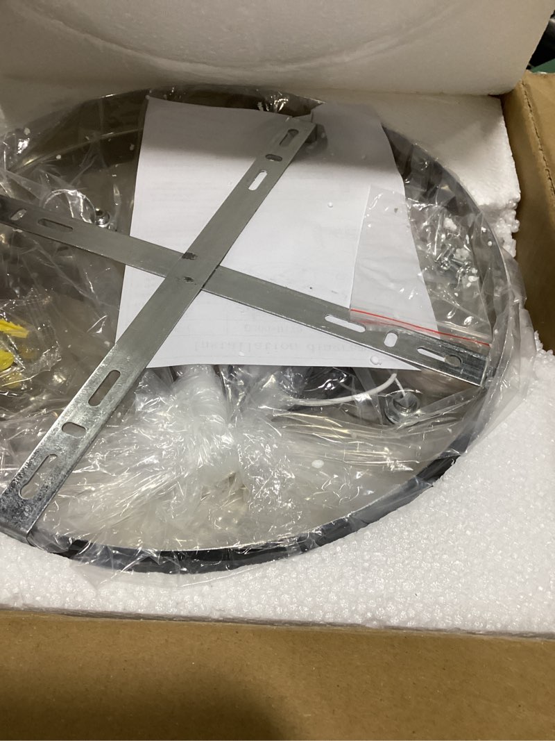 Condition photo showing Good Condition for LEONTYNE 12 Inch Mini Chandelier LED Crystal Ceiling Light 2 Layers Flush Mount Ceiling Light Modern Chandeliers Lighting for Bedroom Hallway Staircase Kitchen Bathroom (6000K Cool White) Round-Cool