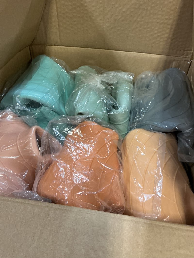Condition photo showing Good Condition for Lewtemi 12 Pcs Flexible Seating for Classroom Elementary 20 Inch Yoga Ball Chair Large Inflatable Donut Ball Chair Wobble Seat with Inflator for Kids Student Sensory Balance Exercise Home Office