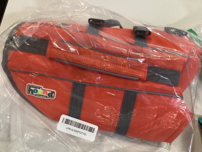 Condition photo showing Good Condition for outward hound granby splash orange dog life jacket, small orange small (chest girth: 16"-20")