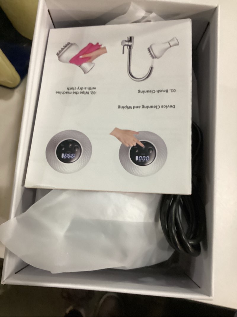 Condition photo showing New/Like New for lymphatic drainage massager – portable cellulite massage tool with 19 intensity levels for relaxing neck, legs, arms & belly