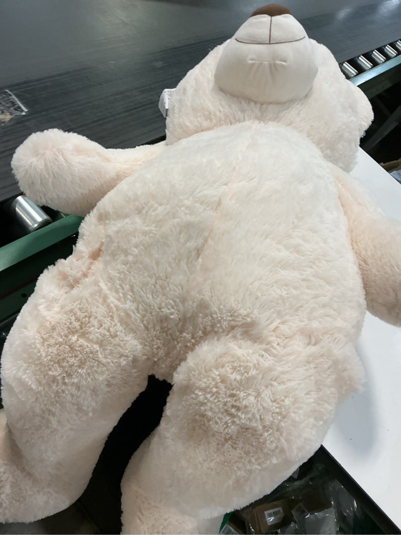 Condition photo showing Good Condition for MaoGoLan Giant Teddy Bear Big 4 Feet Stuffed Animal Stuffed Bear Baby Shower 47 inches Life Size Large Teddy for Girlfriend Boyfriend Wife Children Cream 47 inches